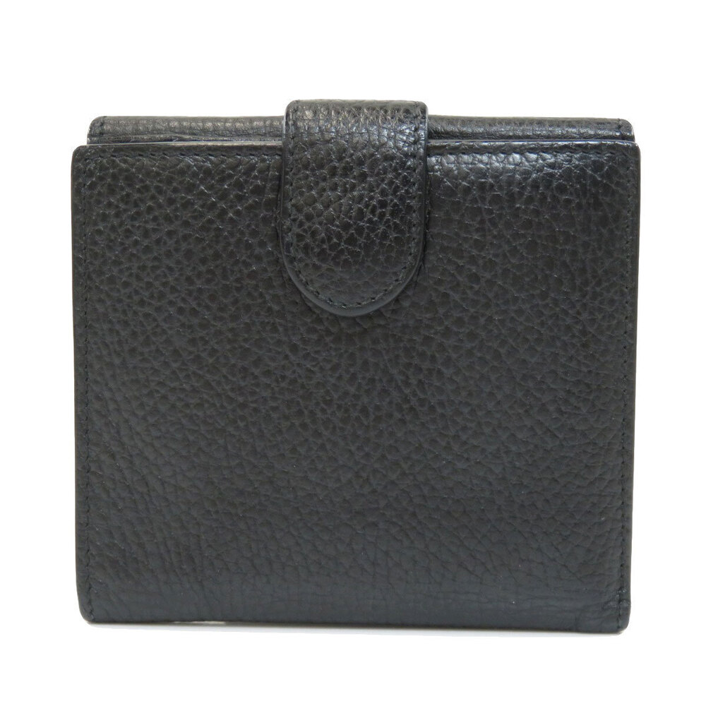 Gucci Interlocking Calfskin GG Wallet fold Bi Black